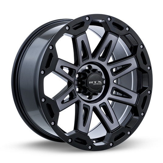 RTX® (Offroad) • 082637 • Gobi • Satin Black with Satin Grey Spokes • 20x9 6x135 ET0 CB87.1