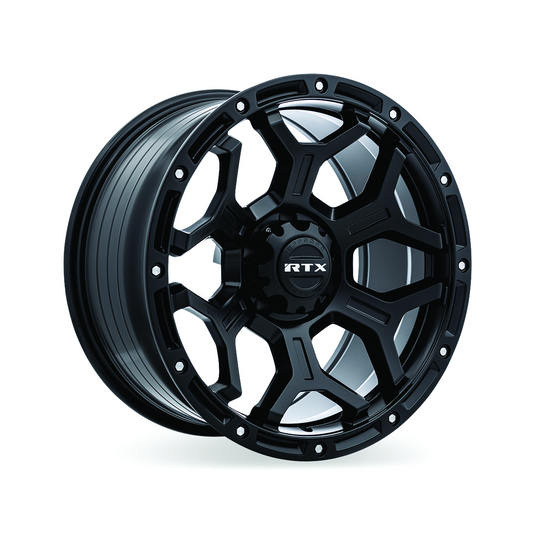 RTX® (Offroad) • 083113 • Goliath • Noir satiné avec rivets fraisés • 18x9 5x127 ET-15 CB71.5