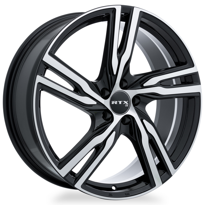 Load image into Gallery viewer, RTX® (OE) • 082980 • Gothenburg • Gloss Black Machined • 20x8 5x108 ET45 CB63.4
