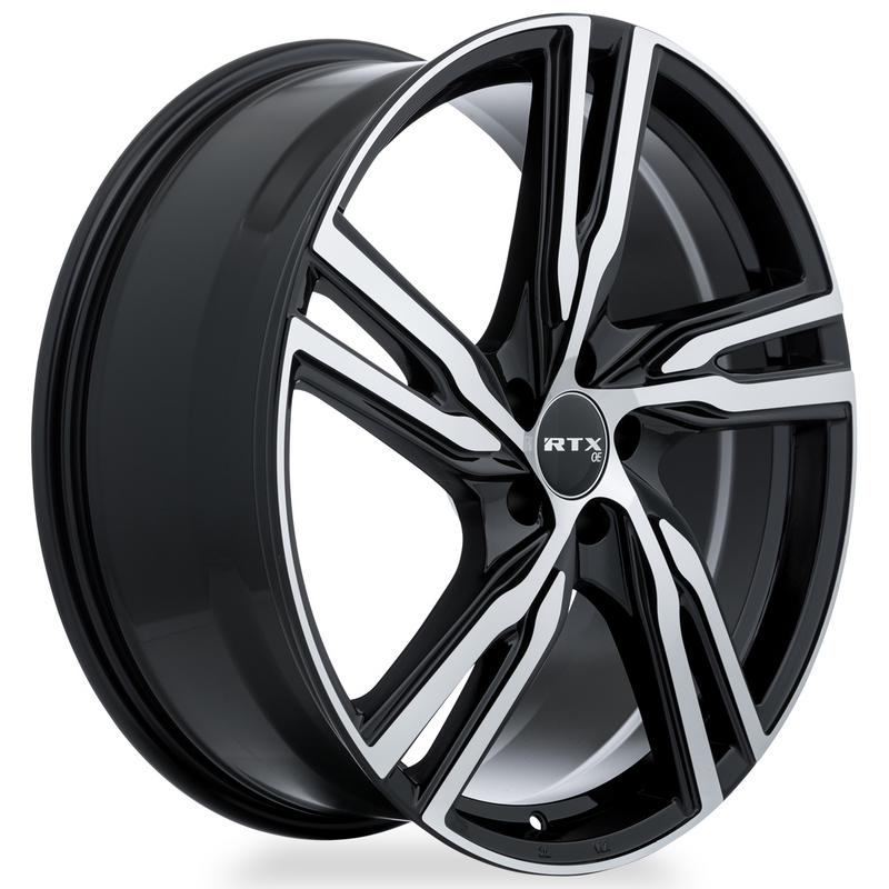 Load image into Gallery viewer, RTX® (OE) • 082980 • Gothenburg • Gloss Black Machined • 20x8 5x108 ET45 CB63.4
