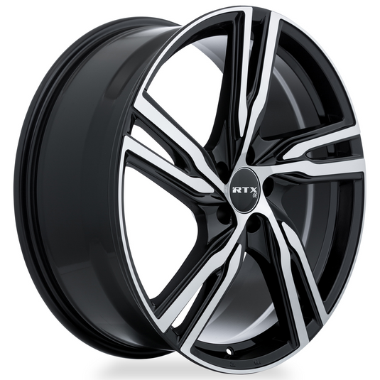 RTX® (OE) • 082980 • Gothenburg • Gloss Black Machined • 20x8 5x108 ET45 CB63.4