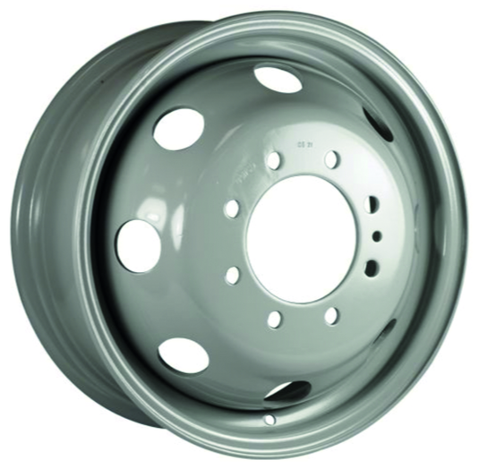 Ceco H3210-X - Roue jumelée en acier 16x6 8x165.1 ET131 CB124 Gris