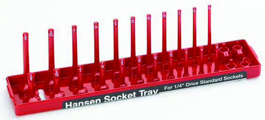 Hansen Global 1401 - Socket Tray for 1/4" SAE