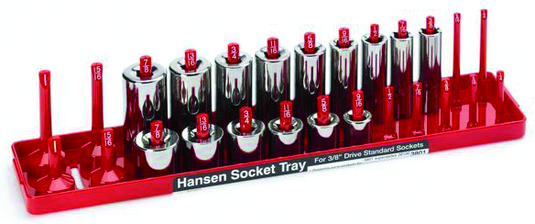 Hansen Global 3801 - Socket Tray for 3/8" SAE