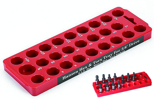 Hansen Global 50000 - Torx 3/8" Socket Tray