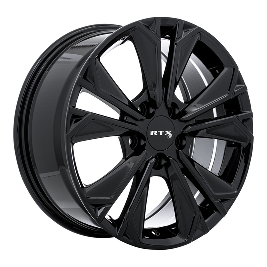 RTX® (OE) • 083186 • HD-01 • Gloss Black • 17x7.5 5x114.3 ET45 CB64.1