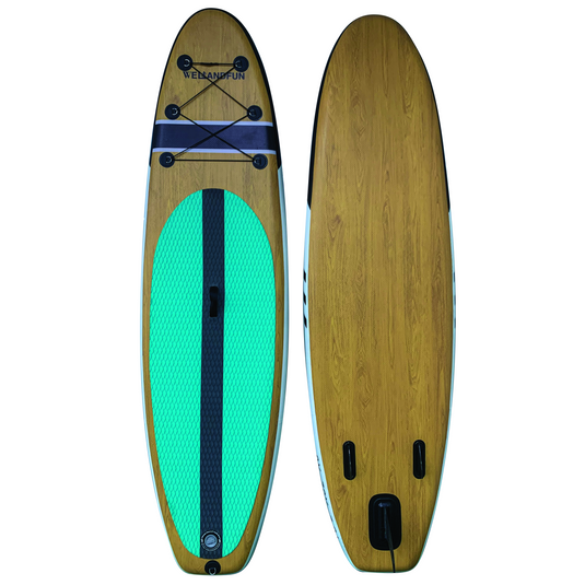 HISUP HISUP04 - Hi Sup Inflatable Board Wood/Green/Black 9'8" - RACKTRENDZ