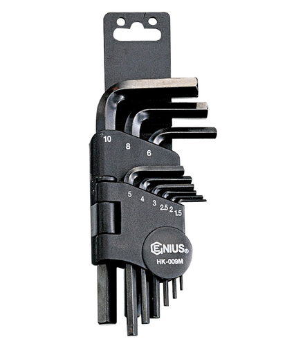 9 PC SAE HEX KEY 1/16