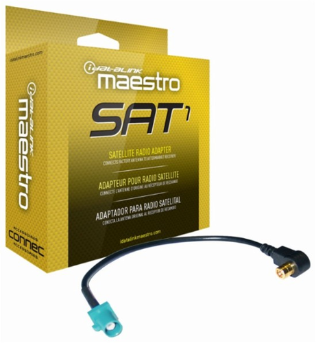 Maestro HRN-ANT-SAT1 - SAT1 FAKRA to Aftermarket SMB Satellite Radio Antenna Adaptor - RACKTRENDZ