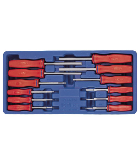 12PCS SAE HEX SCREWDRIVER SET