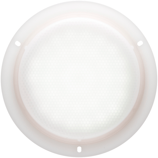 Optronics ILL124CPG - ILL124 Series, 36-LED 6" Dome Light With GloLight Lens, Surface Mount, 0.180 Male Bullets - RACKTRENDZ