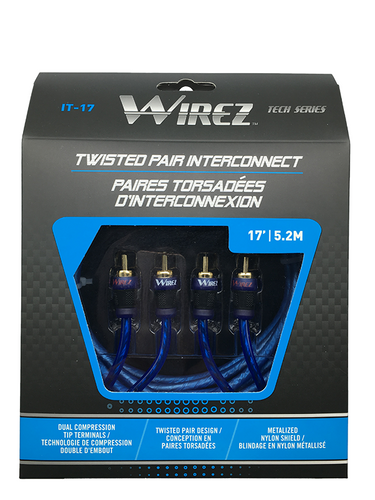Wirez IT-17 2 Channel Interconnect - 17ft - RACKTRENDZ
