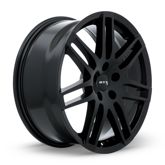 RTX® (OE) • 082889 • Ingolstadt • Gloss Black • 18x8 5x112 ET35 CB66.6