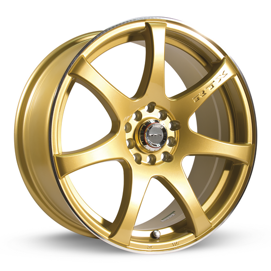 RTX® (RTX) • 081127 • Ink • Gold Machined • 15x6.5 4x100/114.3 ET40 CB73.1