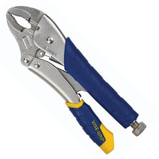 Irwin Tools VG5T - Pince-étau à mâchoires incurvées à dégagement rapide avec coupe-fil