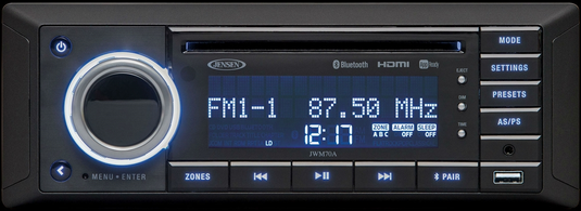 Jensen JWM72A - RV Bluetooth Stereo With App Control - RACKTRENDZ