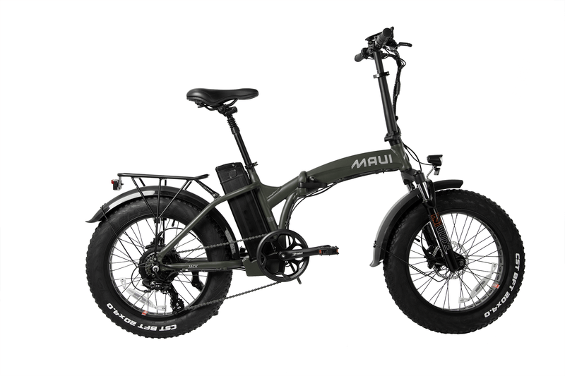 Chargez l&#39;image dans la visionneuse de la galerie, Maui MBFB01GRN - Vélo électrique pliant 500w vert
