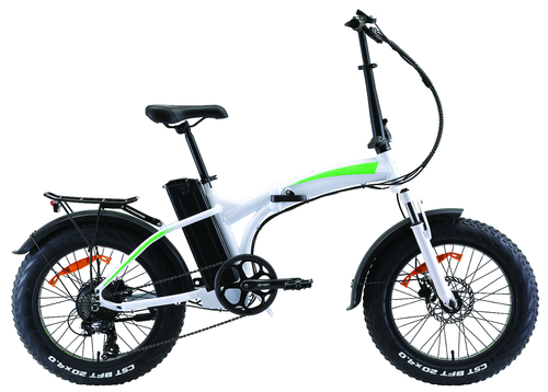 KOB Bikes KOBFB01G - Vélo électrique pliant 500w vert