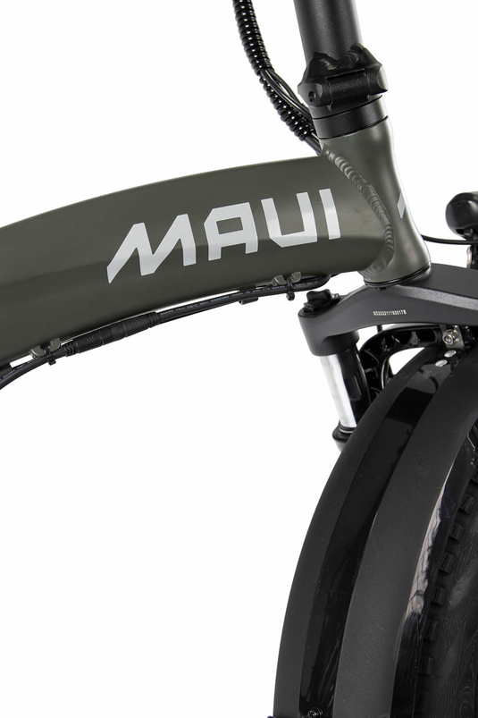 Maui MBFB01GRN - Vélo électrique pliant 500w vert