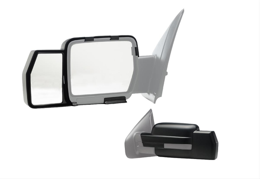 K-Source 81810 - (Pair) Snap N Zap Towing Mirror for Ford F150 09-14 - RACKTRENDZ