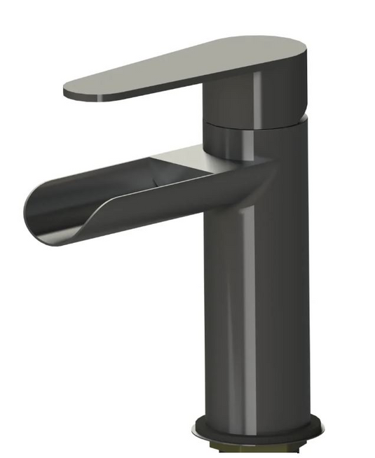 Lippert Components 2022007782 - Stainless Steel Waterfall Style Bathroom Faucet - RACKTRENDZ