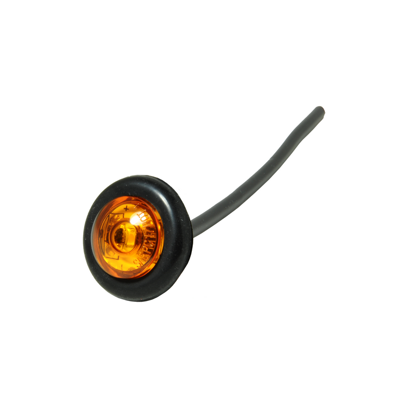 Chargez l&#39;image dans la visionneuse de la galerie, Uni-Bond LED0720A - LED Compact Side Marker Lamp With Grommet Amber - RACKTRENDZ
