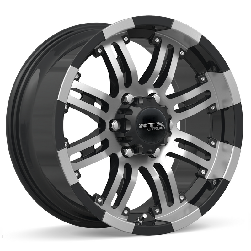 Load image into Gallery viewer, RTX® (Offroad) • 082689 • Loki II • Black Machined • 18x9 6x139.7 ET20 CB108
