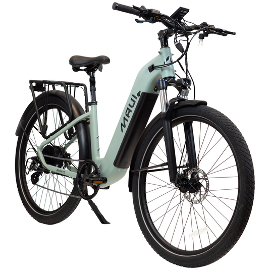 Maui MBCT01SAG - Vélo électrique de ville à assistance électrique BRONTE 500w Sage Green