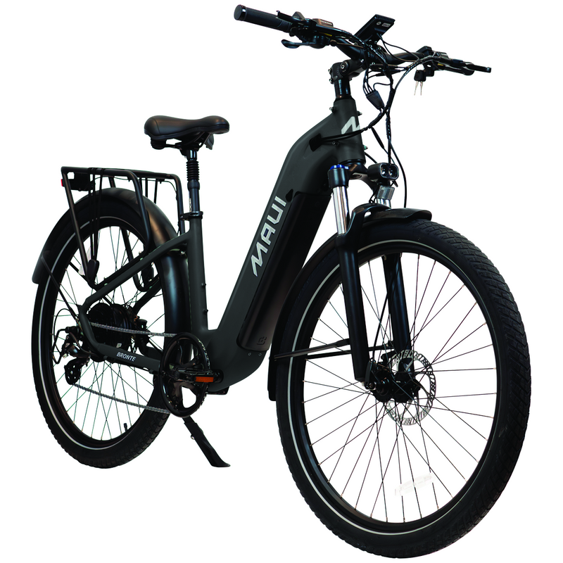Load image into Gallery viewer, Maui MBCT03BLK - Electric City Bike Step-Thru BRONTE 2024 500W Black
