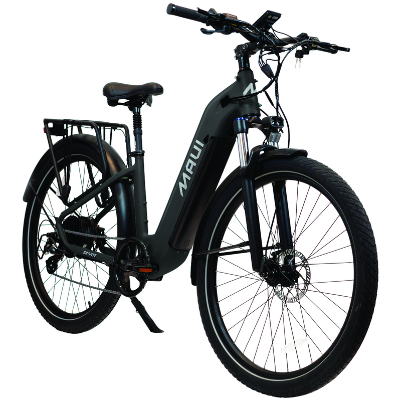 Chargez l&#39;image dans la visionneuse de la galerie, Maui MBCT03BLK - Electric City Bike Step-Thru BRONTE 2024 500W Black
