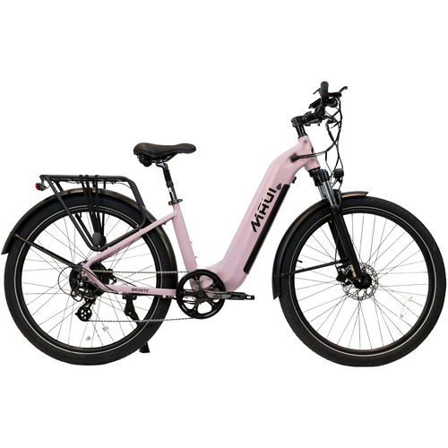 Maui MBCT03PIK - Vélo Électrique de Ville Step-Thru BRONTE 2024 500W Rose