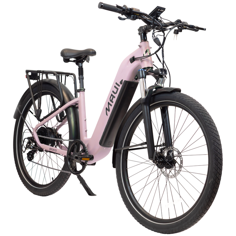 Load image into Gallery viewer, Maui MBCT03PIK - Electric City Bike Step-Thru BRONTE 2024 500W Pink
