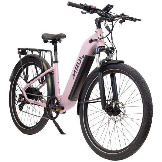 Maui MBCT03PIK - Vélo Électrique de Ville Step-Thru BRONTE 2024 500W Rose