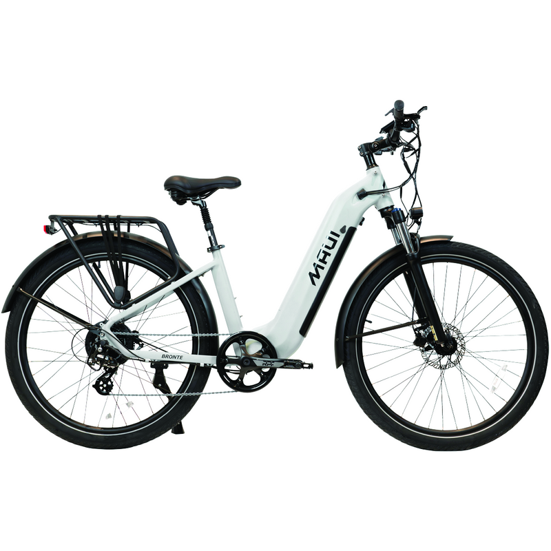Load image into Gallery viewer, Maui MBCT03WHT - Electric City Bike Step-Thru BRONTE 2024 500W White
