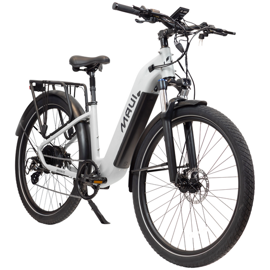 Maui MBCT03WHT - Electric City Bike Step-Thru BRONTE 2024 500W White