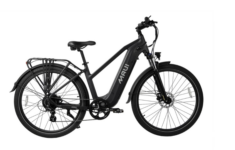 Load image into Gallery viewer, Maui MBCT04BLK - Electric City Bike HERA 2024 Black 500W
