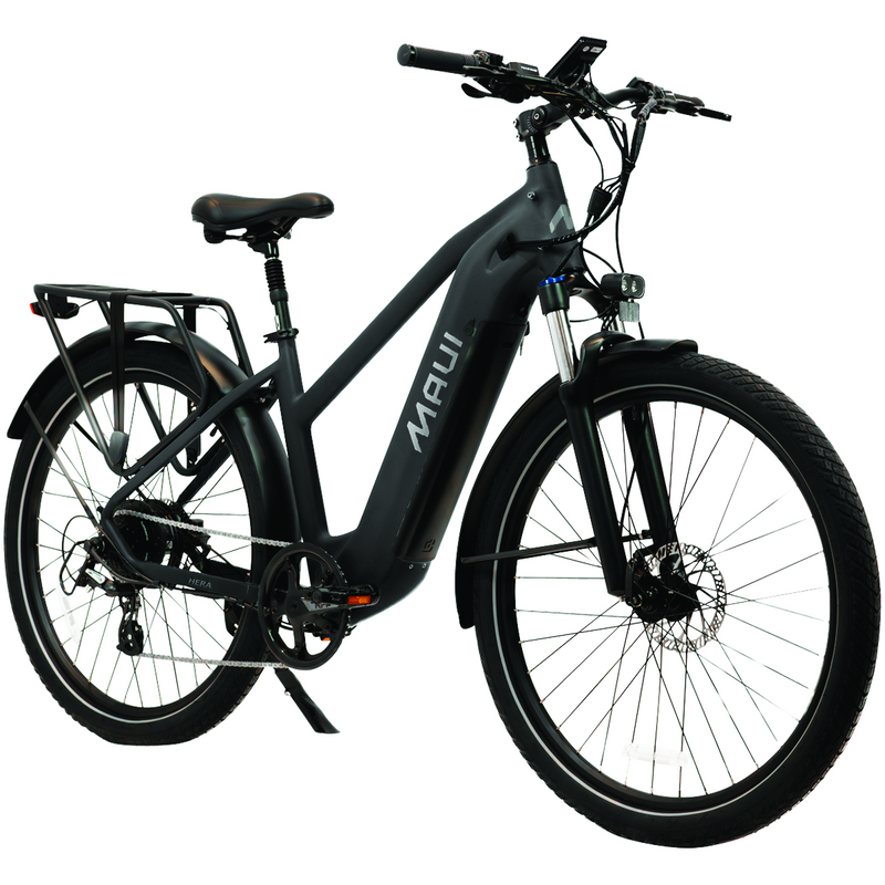 Load image into Gallery viewer, Maui MBCT04BLK - Electric City Bike HERA 2024 Black 500W
