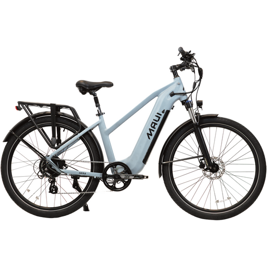 Maui MBCT04POW - Vélo de ville électrique HERA 2024 Bleu 500W