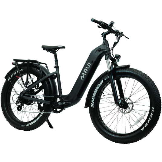 Maui MBFT03BLK - Vélo Fat Bike Électrique BRONTE 2024 500W Noir