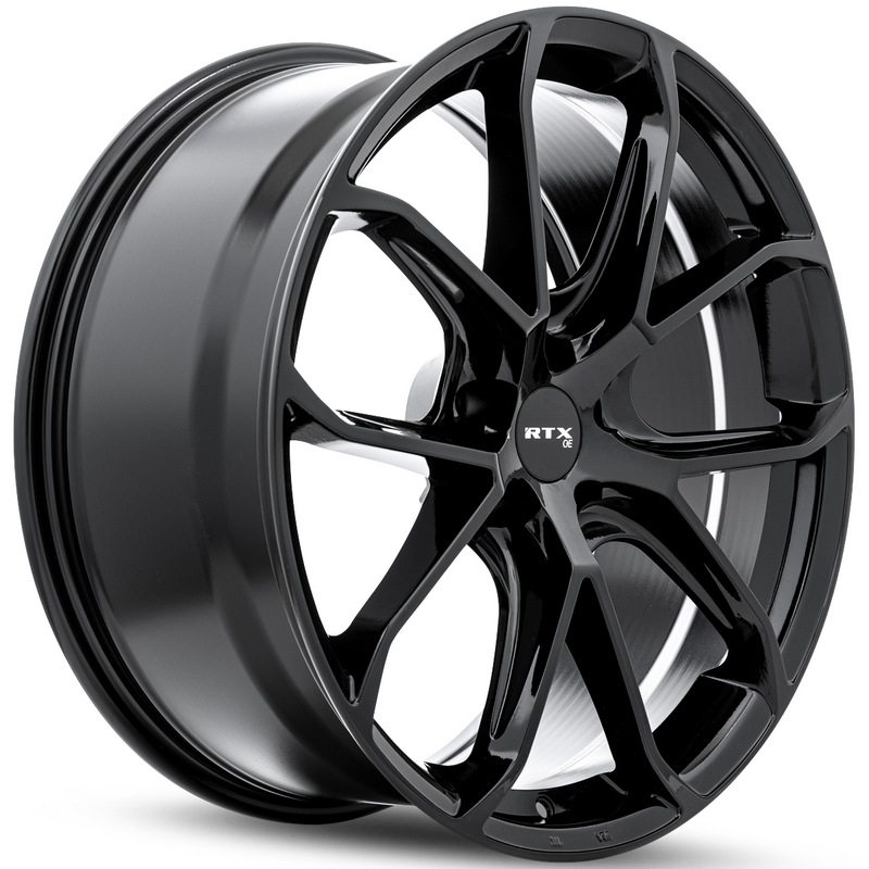 Chargez l&#39;image dans la visionneuse de la galerie, RTX® (OE) • 083231 • MC01 • Gloss Black • 20x9 5x130 ET45 CB71.5
