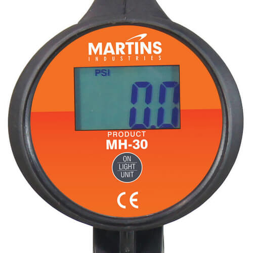 Martins MH-30 - Gonfleur de pneus numérique portable Flate Mate Portable