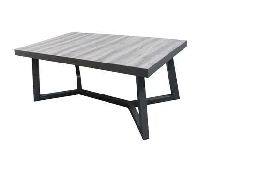 MOSS MOSS-6004 - Collection Maroma, Table élégante avec structure de pieds en aluminium en 