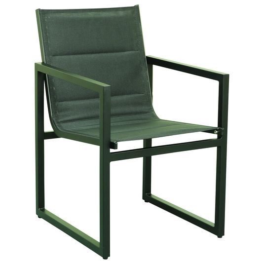 MOSS MOSS-HN001C - Charcoal Balcony 5pcs set, compact/nestable aluminum frame and textilene seats