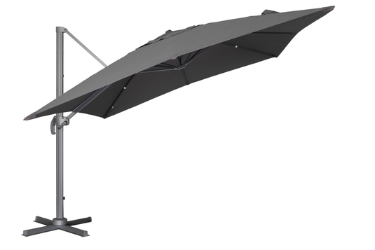 MOSS MOSS-T1203C - Parasol suspendu carré charbon de bois de 11'