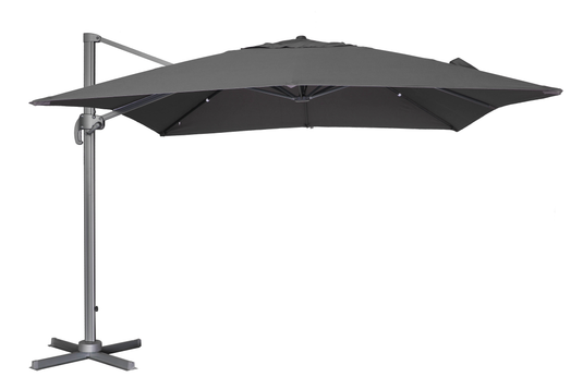 MOSS MOSS-T1203C - Parasol suspendu carré charbon de bois de 11'