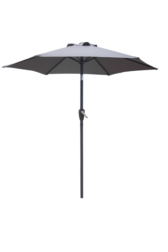 Patio Zone MOSS-T1206N - Black 7' Tilting table umbrella, without base