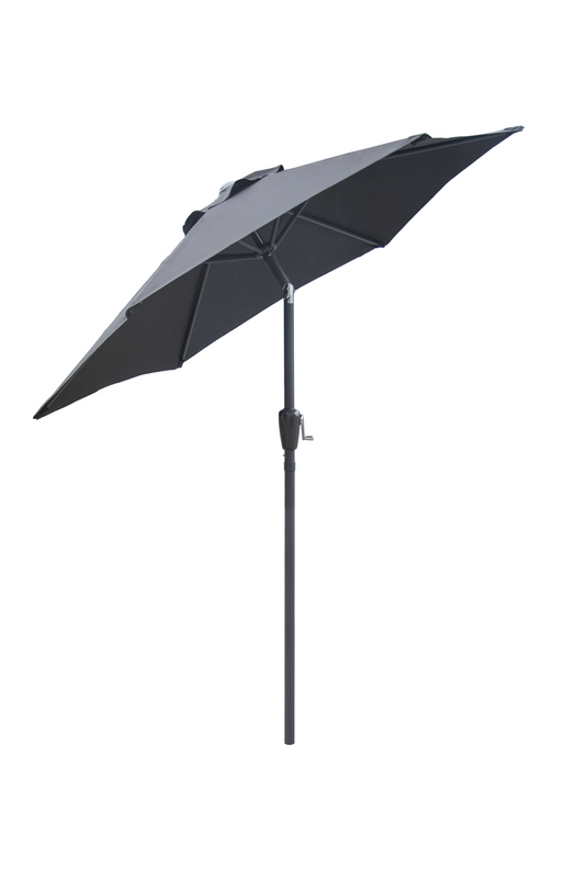 Patio Zone MOSS-T1206N - Black 7' Tilting table umbrella, without base