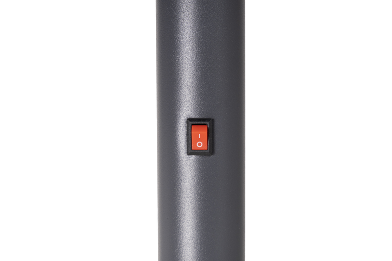 Load image into Gallery viewer, Patio Zone MOSS-T1207B - 9' Tilting Market Umbrella with DEL Lighting (Cover Include) in UV-Protected Polyester - Nautical Blue
