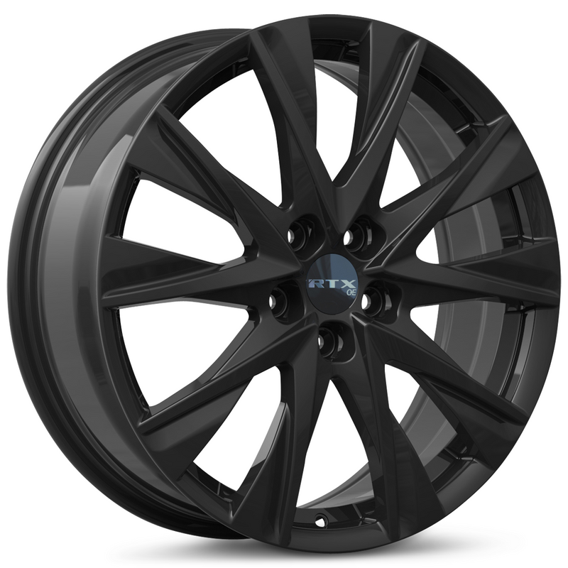 Chargez l&#39;image dans la visionneuse de la galerie, RTX® (OE) • 083346 • MZ02 • Gloss Black • 18x7 5x114.3 ET45 CB67.1
