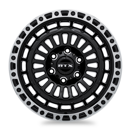 RTX® (Offroad) • 083133 • Moab • Lèvre usinée noir brillant • 18x9 6x135 ET0 CB87.1